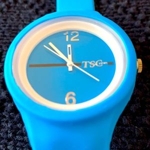 TLC Light blue watch